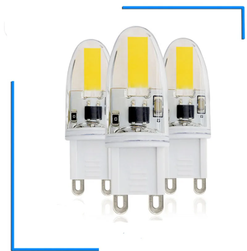 

G9 Led bulb,1.6W Led Silicone Cob Light AC220V 5PCS