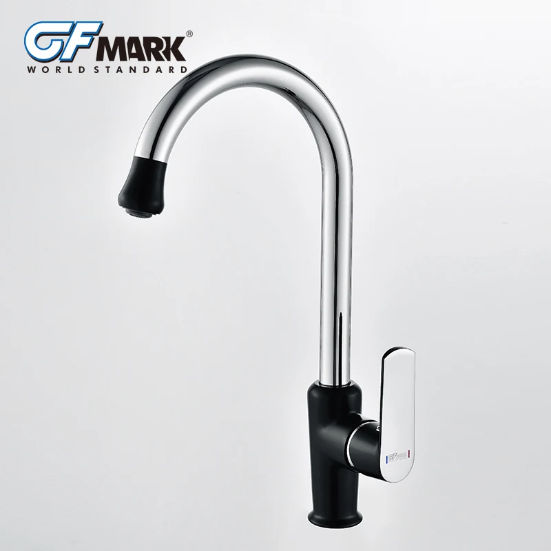 GFmark Modern Kitchen Faucet Colorful Spray Paint Torneira Taps Chrome
