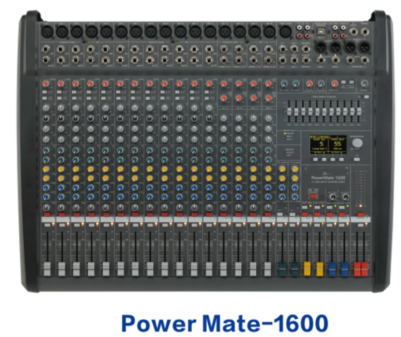 

2017 Top qualiuty PowerMate 1600-3 16-way power with amplifier Mixer effect Group 4 double effect with amplifier 2X1000