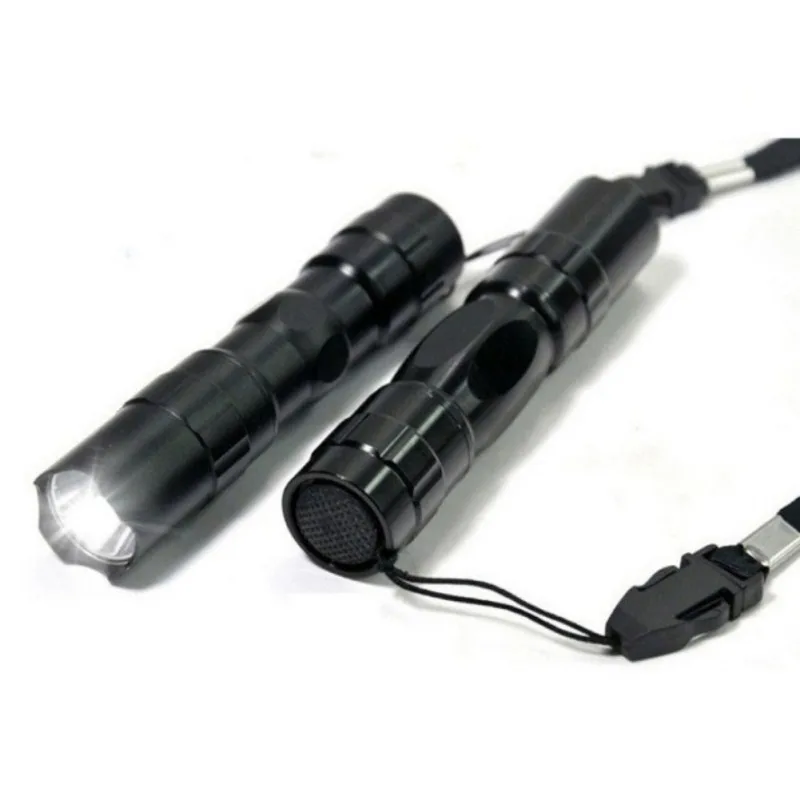 

5th 1 Section Small Bicycle LED Waterproof Flashlight Torch Handy Light Lamp Keychain Black Light Small Torch Lamp New