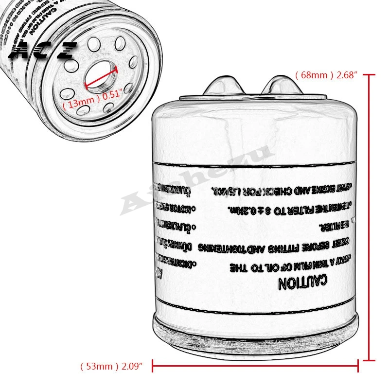 ACZ фильтры масляной сетки мотоцикла масло для мотоциклов фильтр для Piaggio 125 150 200 250 Vespa X7 X8 X9 GT Adiva скутер 250 Atlantic