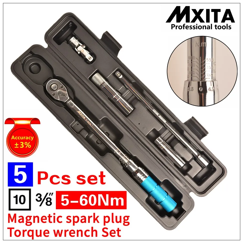 MXITA 5 db készlet Mágneses gyújtógyertya nyomatékkulcs készlet - Kézi szerszámok - Fénykép 1