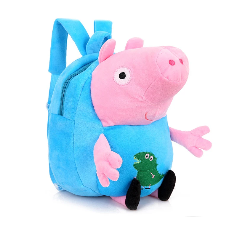 Lovely-Children-Plush-Cartoon-Bags-Kids-Backpack-Children-School-Bags-3D-Pig-Bags-For-Boys-Girls-Brinquedos-Kids-Toys-5-Colors-1