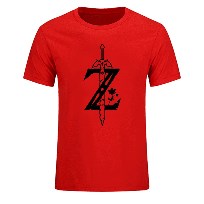

New Summer T-shirt Men Fashion Tees The Legend Of Zelda Great Casual Cotton T Shirt Cool Print short sleeve Tops Tees Plus Size