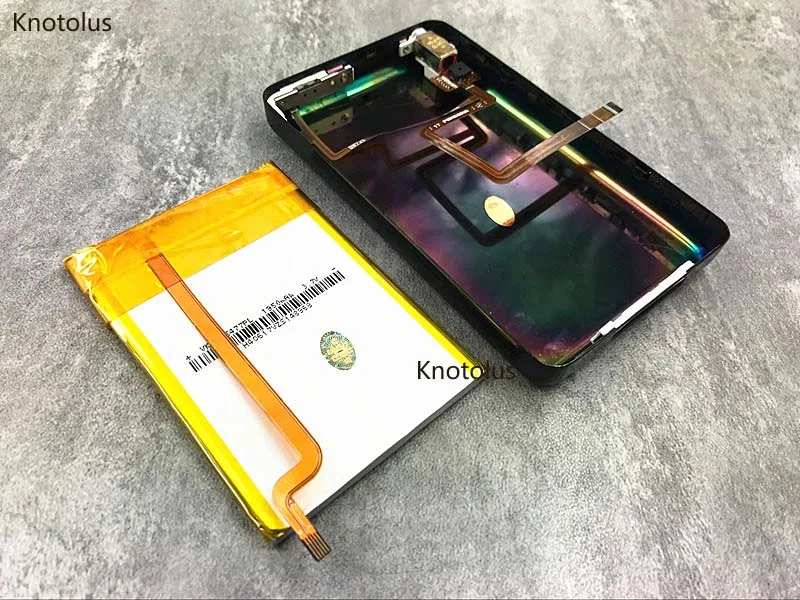 Аккумулятор knotolus 1950 мАч черный плотный корпус чехол для наушников разъем iPod 5-го