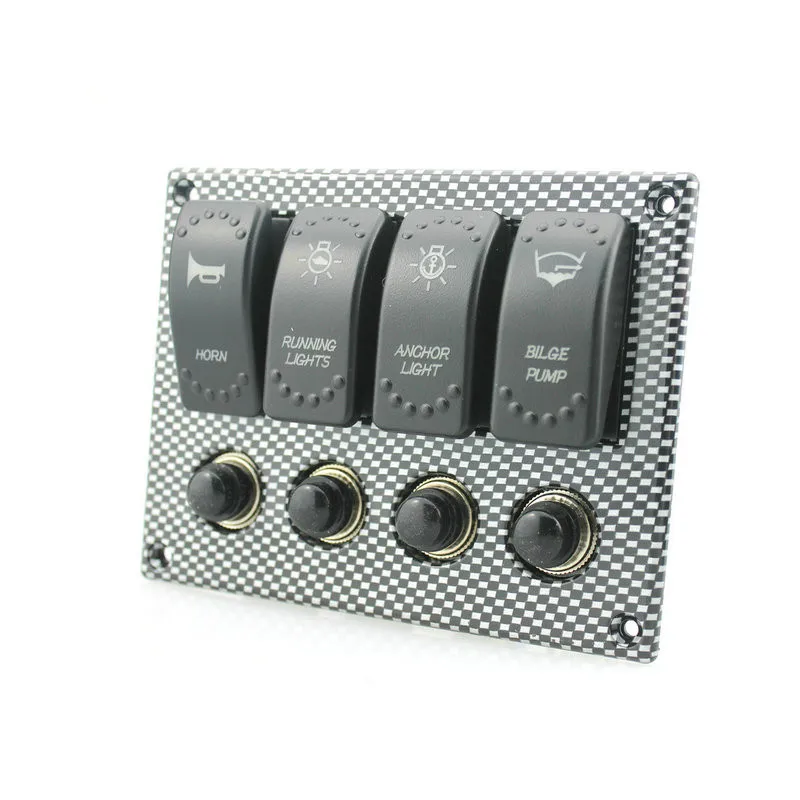 Buy yacht cockpit control panel switch marine waterproof switch panel