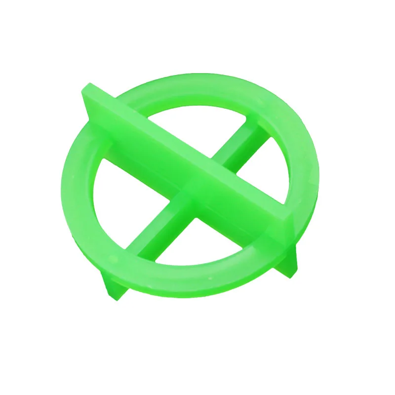 

New Hot 100pcs Green Cross Tile Leveling Recyclable Plastic Tile Leveling System Base Spacer