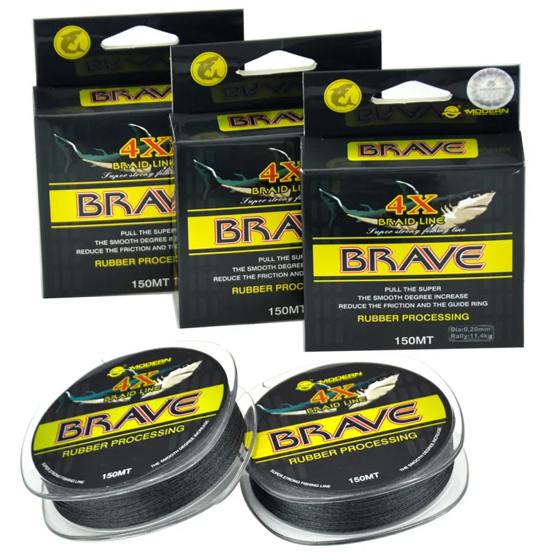 

150M MODERN Fishing Rope Japan Multifilament PE Braided Wear-resistant Fish Line for Fishing 4 Strands Braided Wires 8 to 90LB