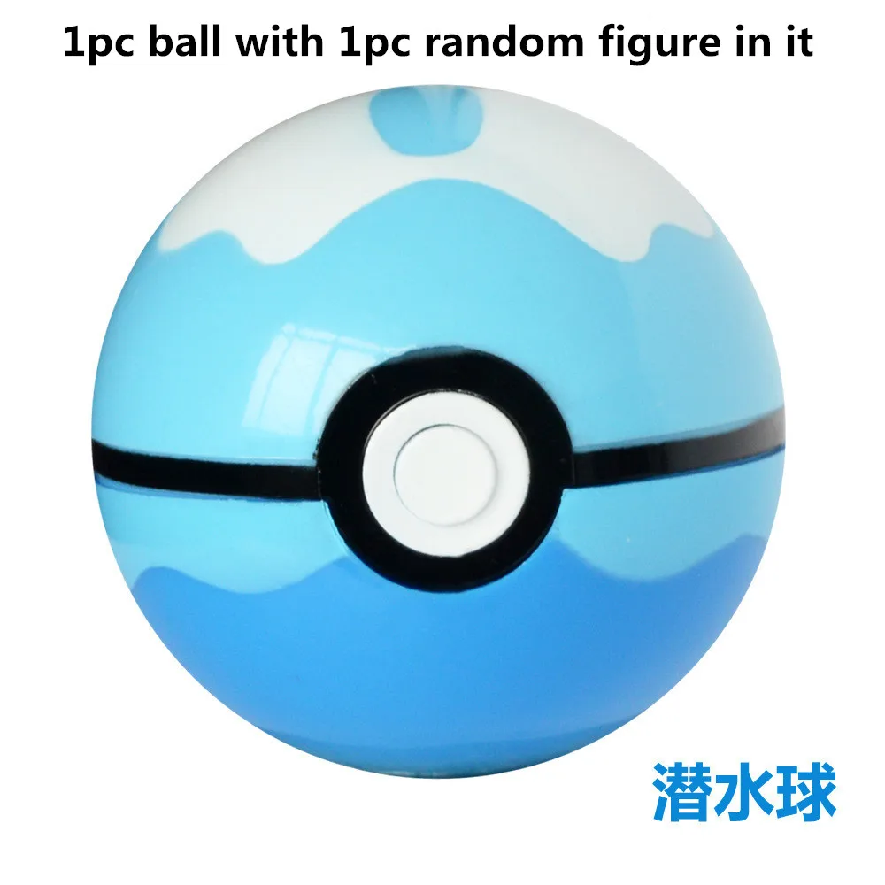 Высокое качество 7 см Pet Elf Ball Pokemones pokebball с 2,5-3 см фигурками игрушки могут мечта мебель для спальни для детей подарок - Цвет: K-2 2.5-3cm figure