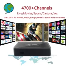 MAG254 IPTV Boîte Européenne IPTV 4500 + Europe Canaux Suédois Albanais Allemand Turquie Portugal France Chaude Club Linux OS Ensemble Top Box
