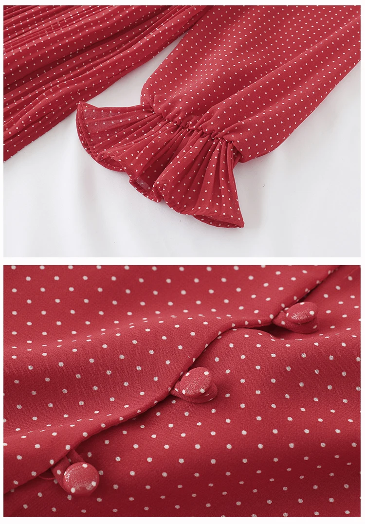 Trytree 19 Autumn Dress Vintage Dot Ruffles women Butterfly Sleeve Shirt Dresses Belt Mid-calf Empire A-line Pleated Hem Dress 10 Trytree 19 Autumn Dress Vintage Dot Ruffles women Butterfly Sleeve Shirt Dresses Belt Mid-calf Empire A-line Pleated Hem Dress 10