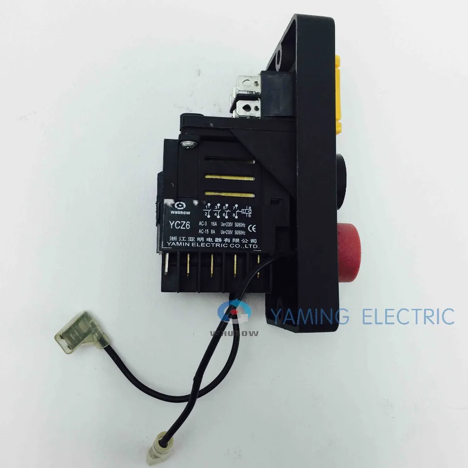 Us 19 0 5 Off Electromagnetic Switch 10 Pin On Off Red Green Push Button 16a 230v Rocker Switch 6 Pin Fwd Rev Combined Switch Ycz6 Pin Switch Pin