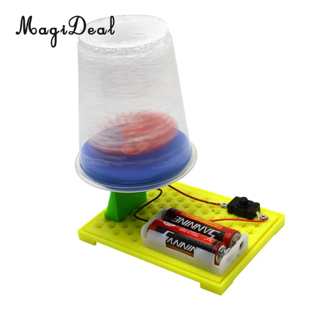 MAgiDeal 1Set Kids DIY Electric Electrostatic Snow Model Kit Physics Science Experimental Educational Toy
