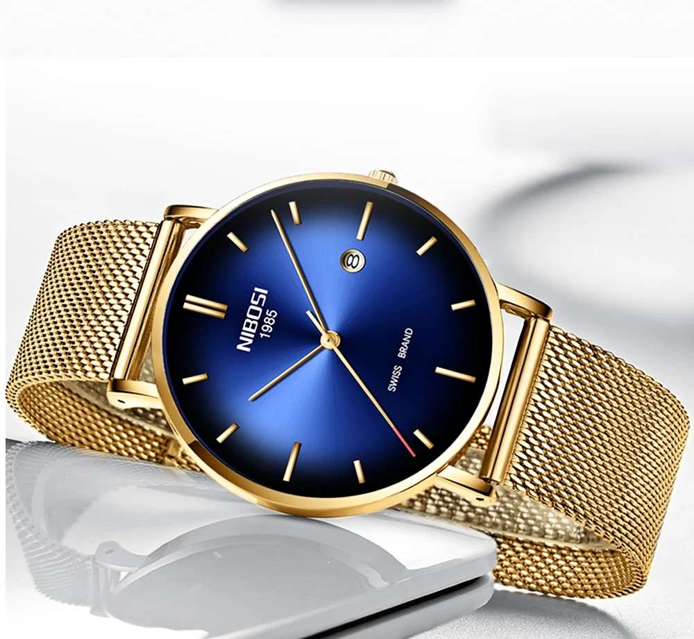 NIBOSI Men And Women Watches Top Brand Luxury Unisex Watch Waterproof Classic Simple Quartz Wrist Watch Erkek Kol Saati Relogios (9)
