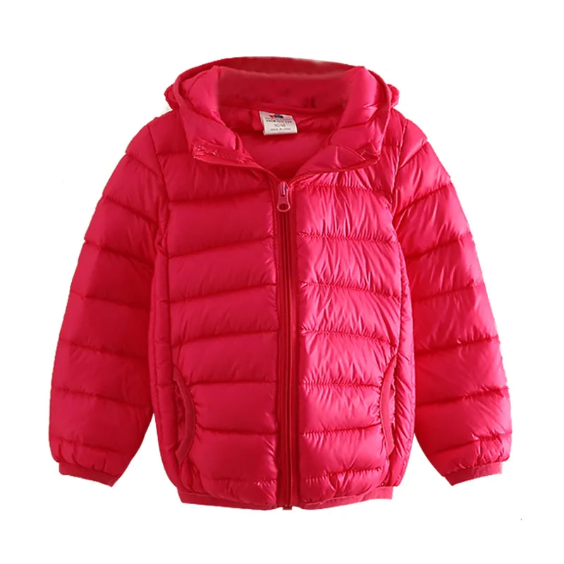 children solid color Down jacket Outerwear Boy and Girl autumn winter ...