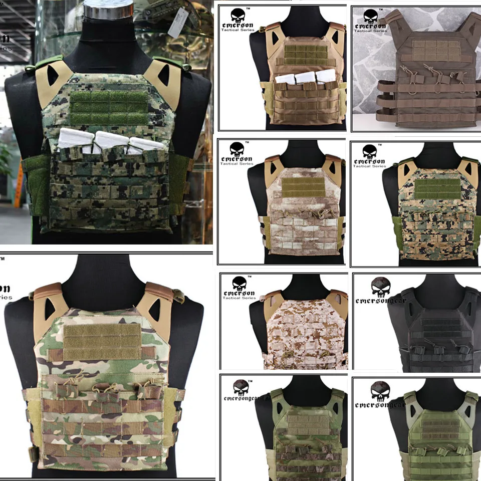 

Tactical Jumper carrier Vest Cordura EMERSON JPC Vest simplified version Airsoft Combat Gear EM7344