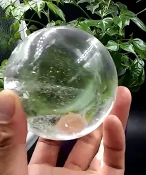 

Natural white quartz crystal ball to heal