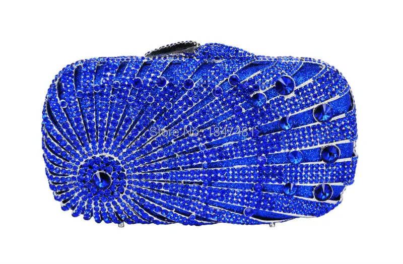 LaiSC дизайнерский роскошный голубой клатч вечерние женские сумки шикарные pochette дамские Королевского синего цвета вечерние сумки Сумка для ужина SC144
