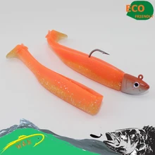 12 cm soft bait fish minnow lure for zander and rock fish fishing lure VS BLACK MINNOW #H1602-140