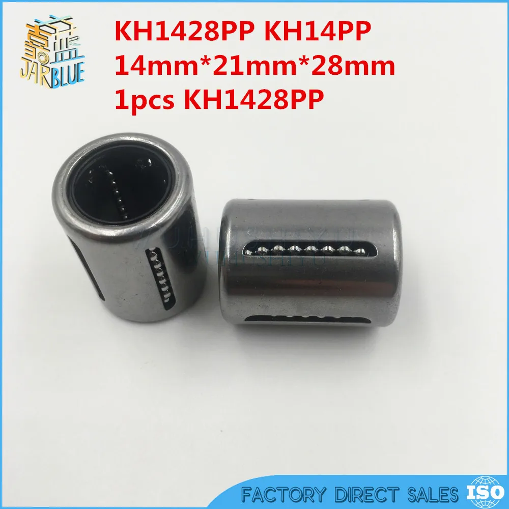 KH1428PP 14 мм подшипник 14 мм x 21 мм x 28 мм линейный подшипник нажимной Буш линейный подшипник для 14 мм вал 1 шт