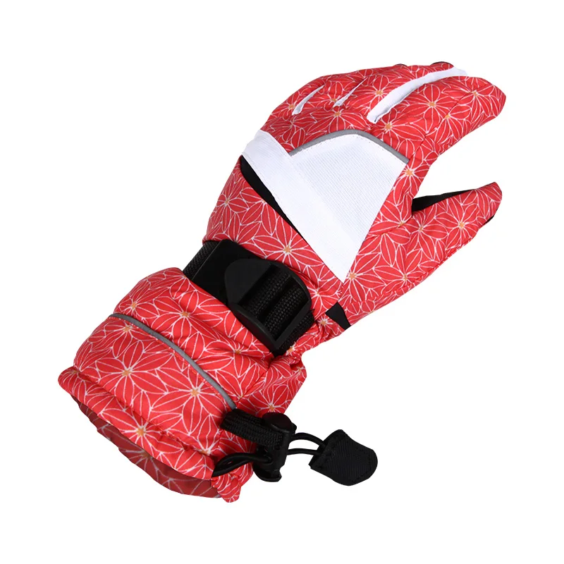 Women's Skiing Gloves Waterproof Five Layers Waterproof Breathable