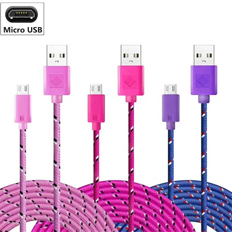 

Metal Micro USB Plug for Lenovo A5000 A6000 A2010 A536 S850 P70 S60 S90 S820 Nylon Charger Cable for Vibe X2 X3 K5 Z3 S1
