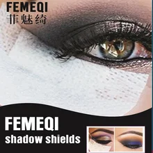 20pcs Cotton Eyeshadow Shields Under Eye Patches Disposable Eyelash Extensions Pads Protect Pad Eyes applicator Make Up Tools