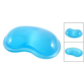 

5* Blue Gel Wavy Mouse Pad Wrist Rest Support for Desktop PC Computer