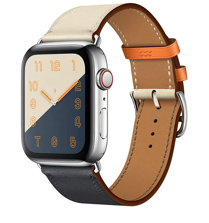 Ремешок с пряжкой для Apple Watch Series 4 3 2 1 ремешок для iwatch кожаный ремешок для Apple Watch