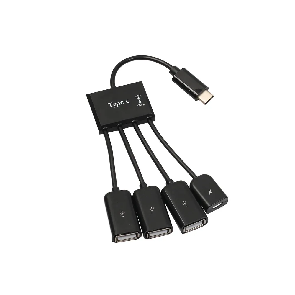 Тип C OTG концентратор Кабельный разъем 4 порта USB для смартфона планшета ПК 3 1 в