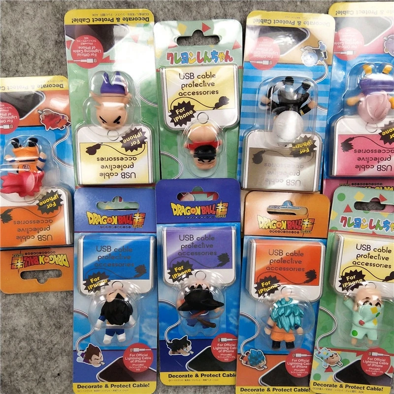 

Cartoon Dragon Ball Cable Biting Phone Protector for iPhone Toys Anime Cartoon Character Cable Biting Funny Characters - TOY145