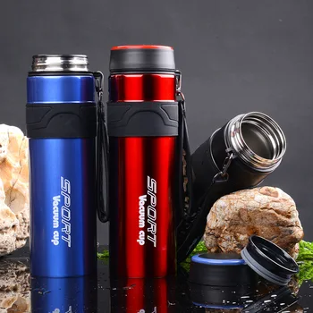 

900ML Portable Thermos bottle Stainless Steel 304 Thermal with Tea Strainer Thermocup Travel Vacuum Flask Sport Water Bottle
