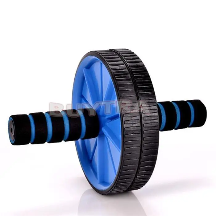 2018 Лидер продаж синий брюшной колеса ab ролик с коврик упражнения Фитнес оборудование без Шум