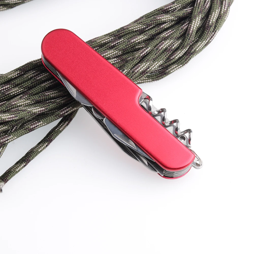 3 Colors Multifunctional Swiss Knife Folding Pocket Knife Camping Survival Outdoor EDC Hand Tools CHSW048Y