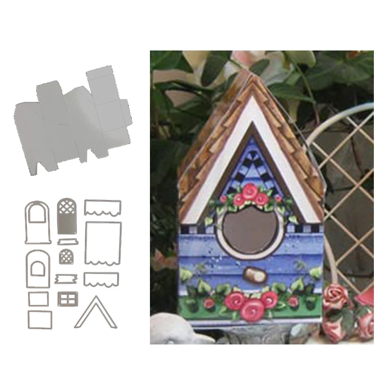 Happymems Candy Box Cutting Dies Card Making Embellishments For Scrapbooking Small Paper Room | Дом и сад