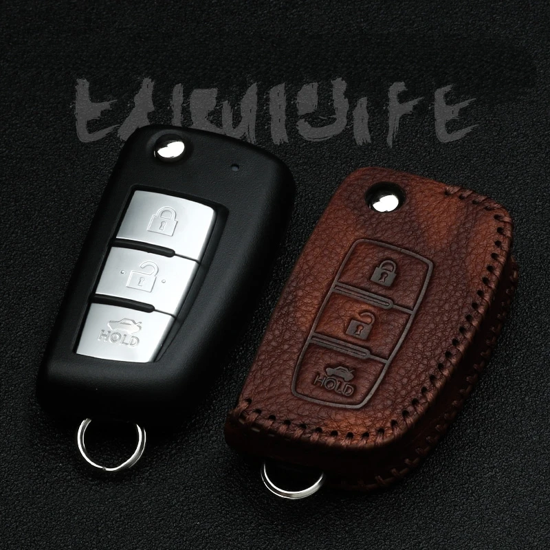 

Car Accessories Styling For Nissan Qashqai X-Trail Key Ring Holder Key Chain Car Key Cover Case Car Keychain Key Case for Car