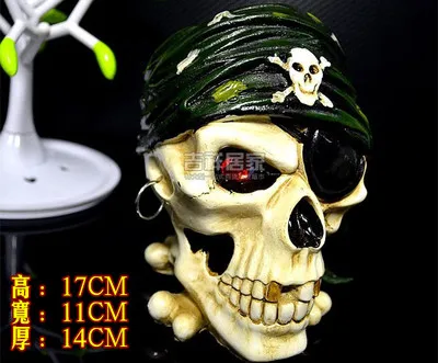 Ashtray billiard soccer ball car ashtray Fashion skull ashtray Large fashion belt lid personalized resin ashtray decoration gift