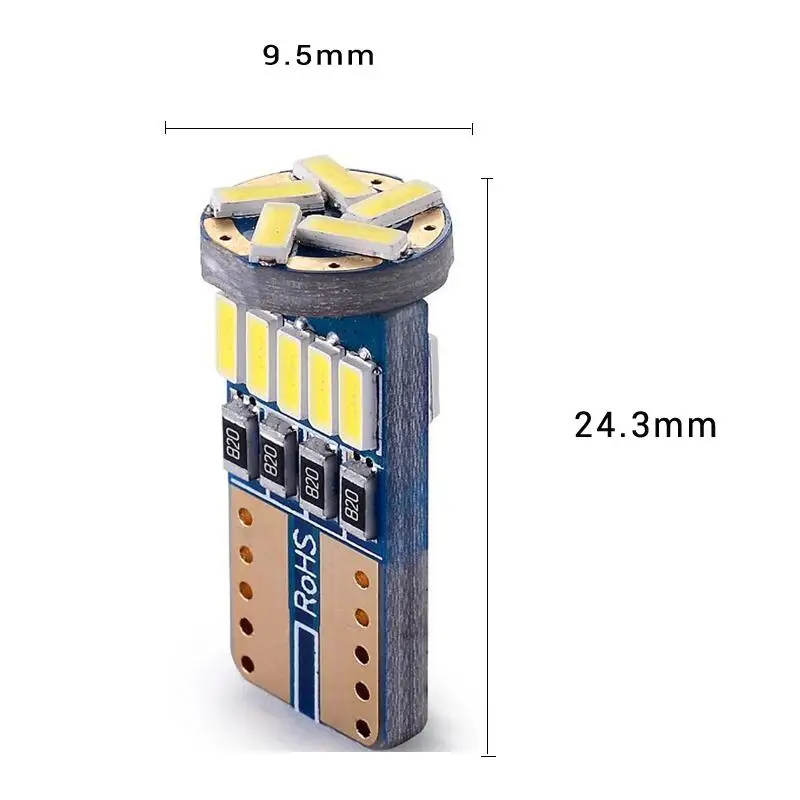 JSTOP 8 шт./компл. X1 X3 E84 led лампа для чтения T10 6000K canbus лампы багажника W5W 12VAC типа фестон