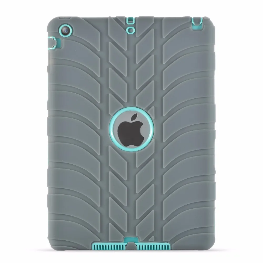 Броня Heavy Duty шин узор чехол для Apple iPad 9,7 2017 2018 A1822 A1823 A1893 5th 6th поколения coque Капа принципиально