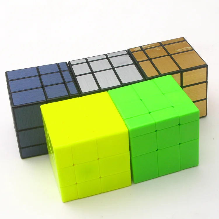 Moyu MofangjiaoShi ветряная мельница 3x3 зеркальный куб серебристо-золотой куб обучающая игрушка Cubo Magico идея подарка Прямая
