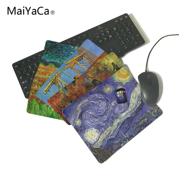 

MaiYaCa Van Gogh Star Doctor Who Computer Mouse Pad Mousepads Decorate Your Desk Non-Skid Rubber Speed Version Mouse Pad