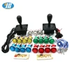 De control de juego de Arcade MAME cero retraso Kit USB a PC Raspberry Pi estilo americano Joystick 5V iluminado botón ► Foto 1/6