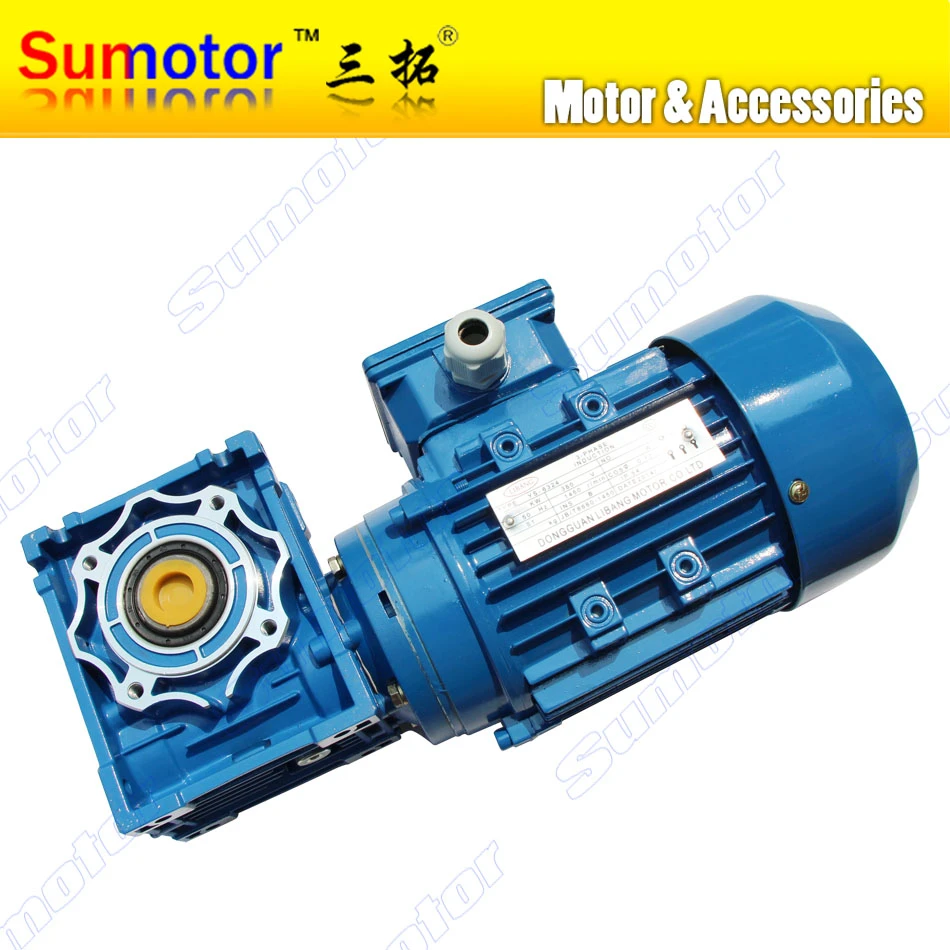 0.18kw Ac 220v 380v 3-phases Worm Gear Motor Low Speed Large Torque For  Industrial Stir Mixing Lifting And Honey Extractor - Ac Motor - AliExpress