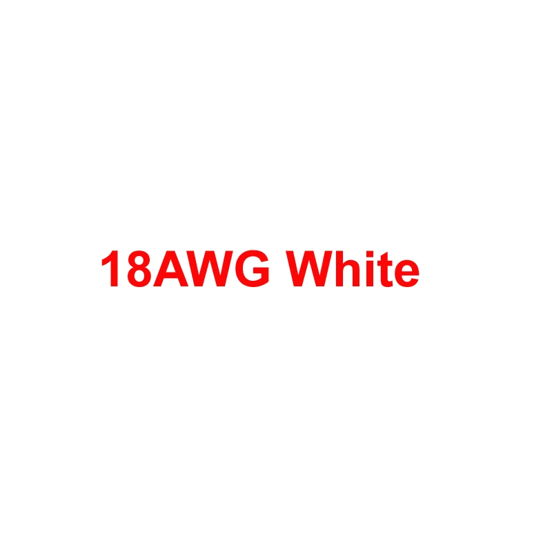2 Pin 10 м 20 18AWG 20AWG 22AWG 24AWG Электрический белый черный Удлинительный провод светодиодный силовой кабель для одноцветные светодиодные ленты - Цвет: 18AWG White