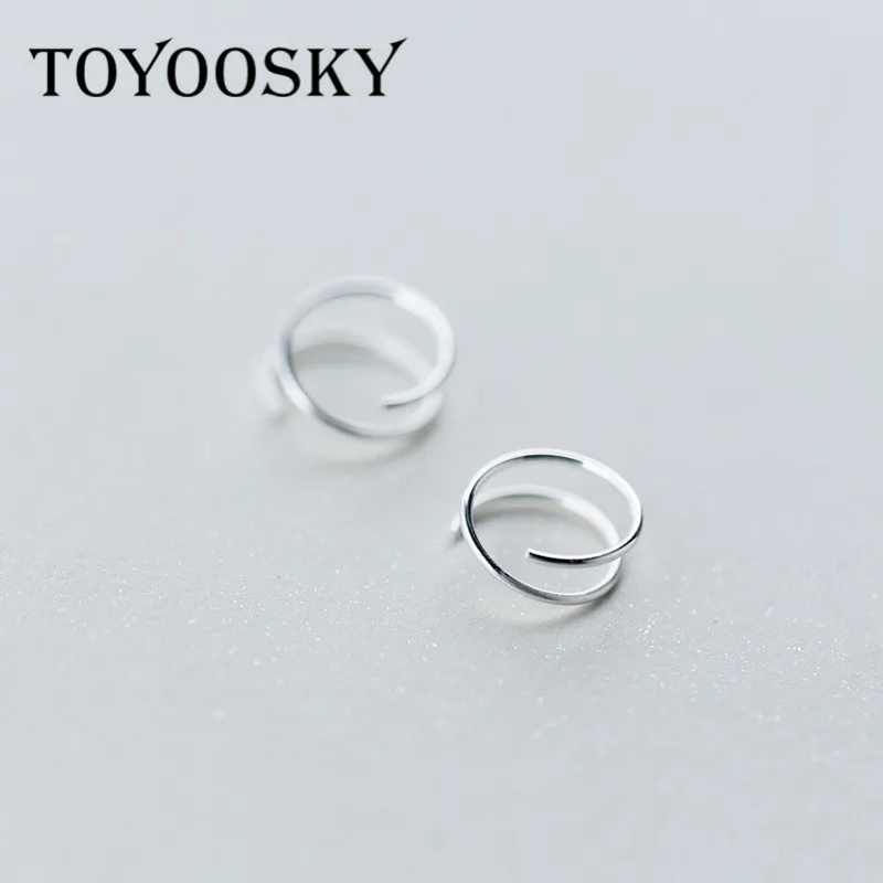 TOYOOSKY кольцо из стерлингового серебра 925 пробы с маленькими ушными костями