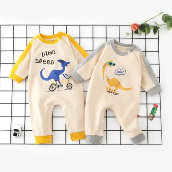 

2019 baby jumpsuit cotton cartoon harsuit baby climbing suit