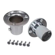 CITALL 2 шт цинковый сплав морская ручная направляющая штуцер 90 градусов 1 ''круглая стойка база для корабля лодка, судно яхты