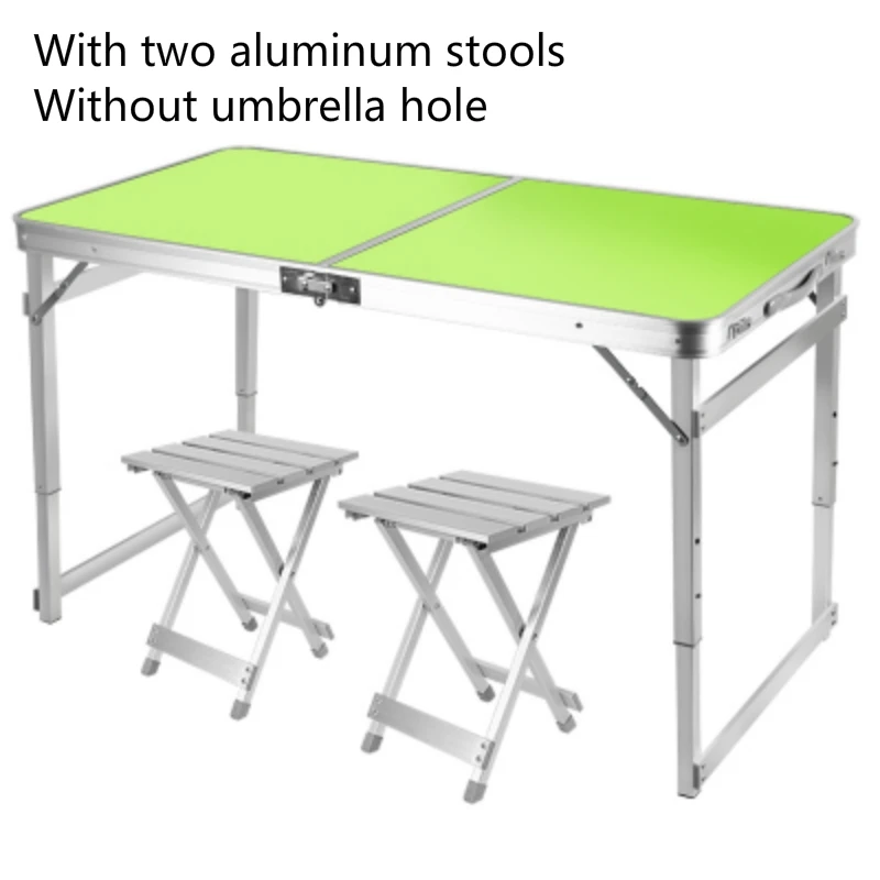 Многофункциональный открытый складной стол поднимается простой Кемпинг столик для еды с зонтиком отверстие отдыха барбекю стол и стул набор - Цвет: C1