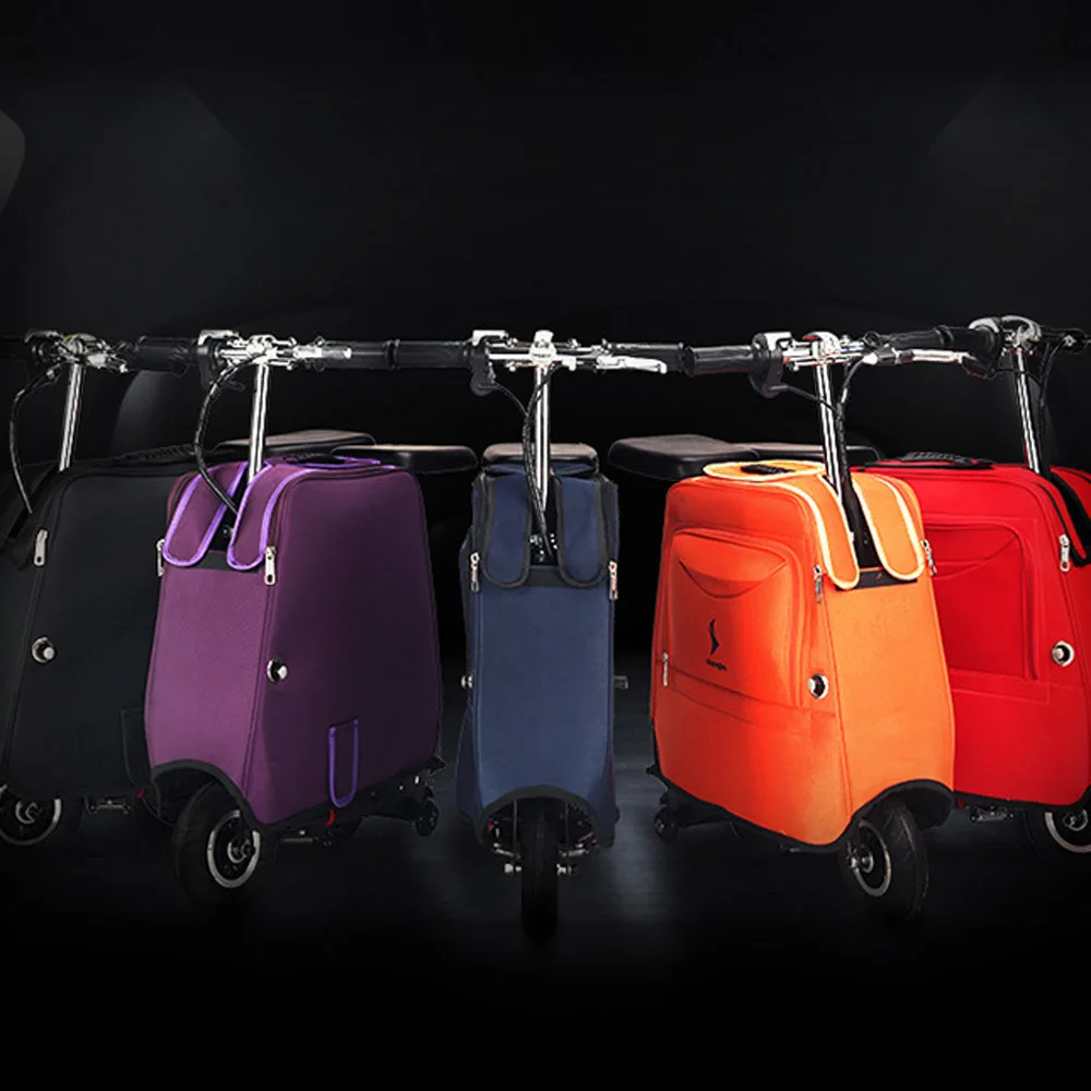 8 дюймов hoverboard trunk электрический скутер чемодан для путешествий на колесиках для путешествий, школы и бизнеса