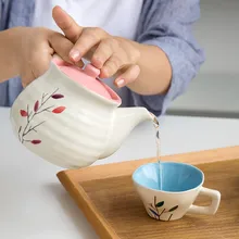 Бытовая керамика чайник емкость для молока простой чайный набор креативная кофейная чашка и блюдце набор